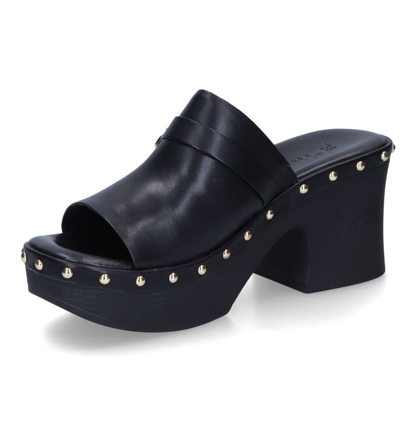 Tamaris Touch it Mules en Noir en cuir (309749)