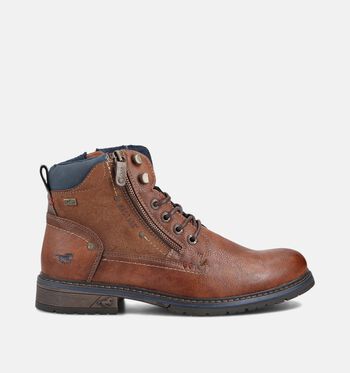 Mustang High Boots Cognac
