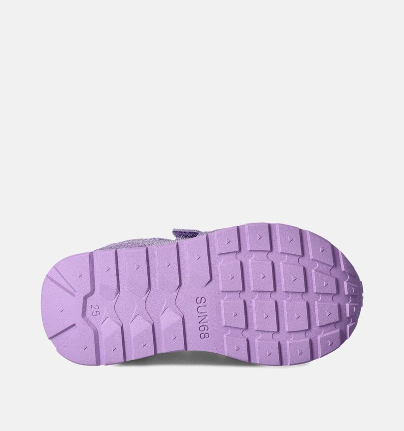 Sun68 Ally Solid Lila Babysneakers voor meisjes (362456) - geschikt voor steunzolen
