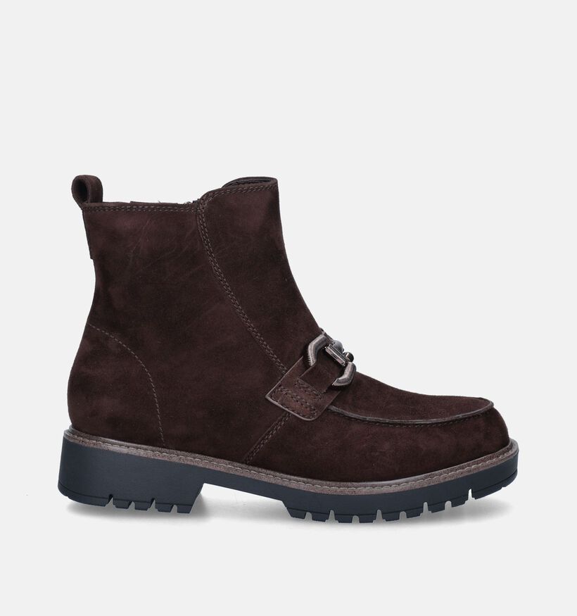 Tamaris Bottines plates en Marron pour femmes (346635)