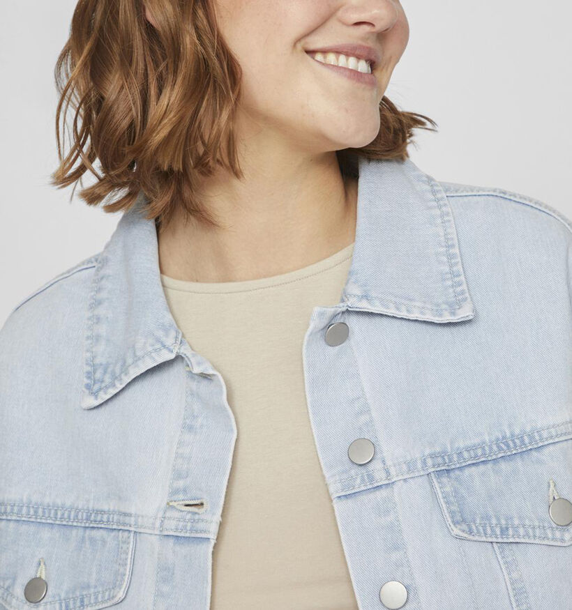 Vila Kira Veste en jeans en Bleu pour femmes (337662)