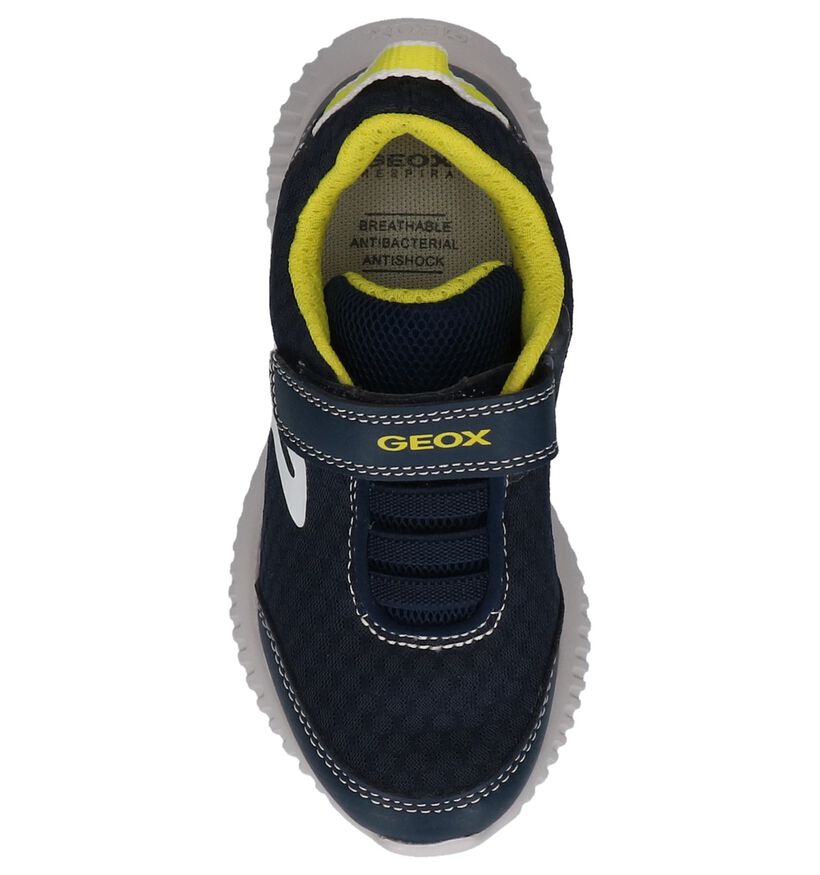Geox Lage Geklede Sneakers Blauw in stof (210534)