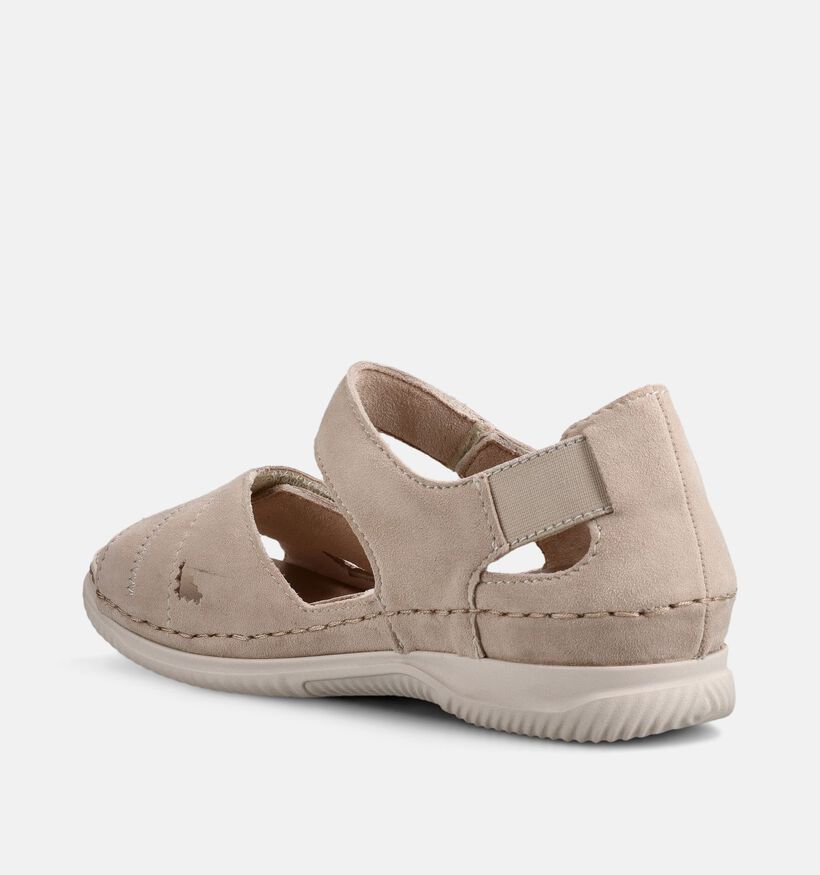 Rieker Beige Sandalen voor dames (370391) - geschikt voor steunzolen