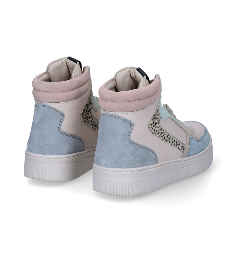 Maruti Mona Witte Hoge Sneakers voor dames (307891) - geschikt voor steunzolen