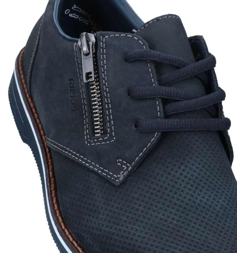 Rieker Blauwe Veterschoenen voor heren (336247)