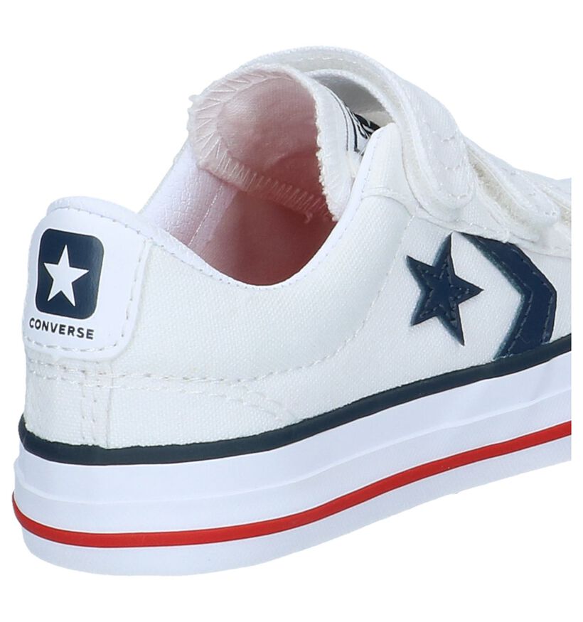 Witte Sneakers Converse Star Player in stof (238418)