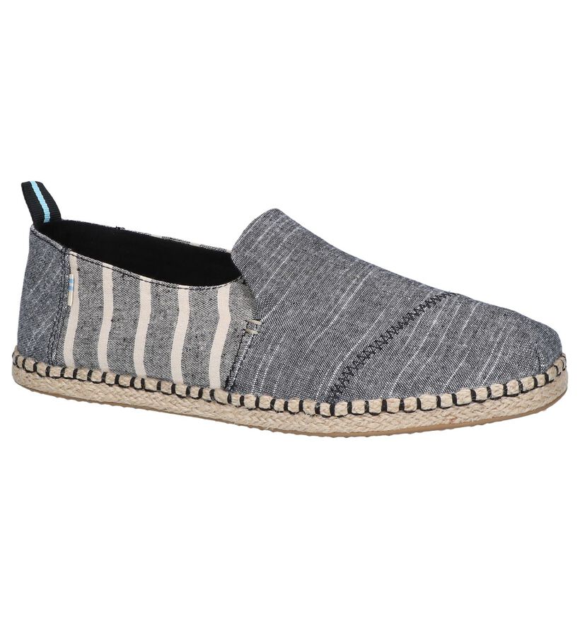 Grijze Espadrilles Toms in stof (242098)