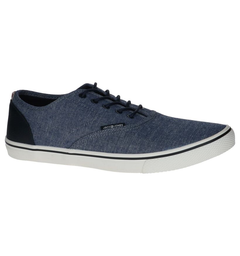 Jack & Jones Heath Zwarte Veterschoenen in stof (264322)