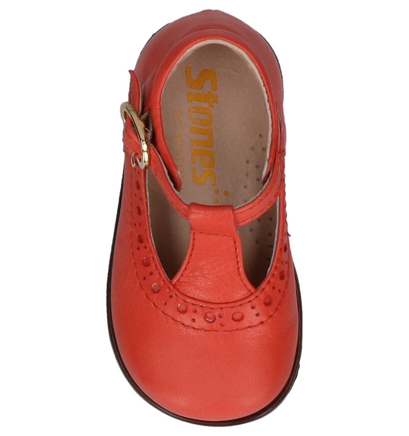 STONES and BONES Chaussures pour bébé  en Rouge clair en cuir (240774)