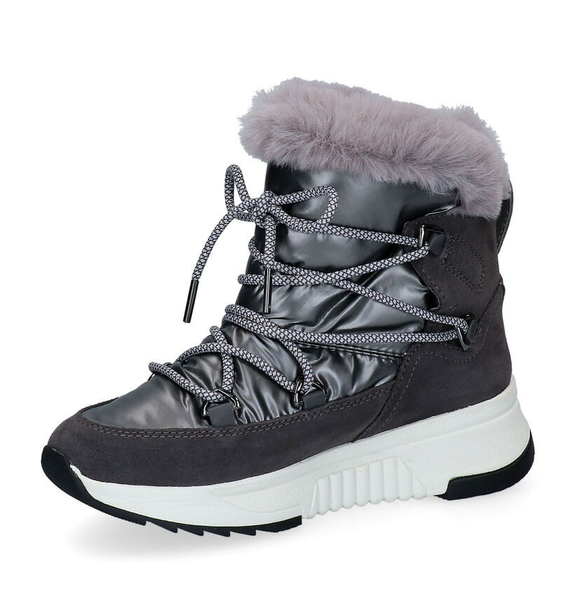 Geox Grijze Snowboots in daim (294746)