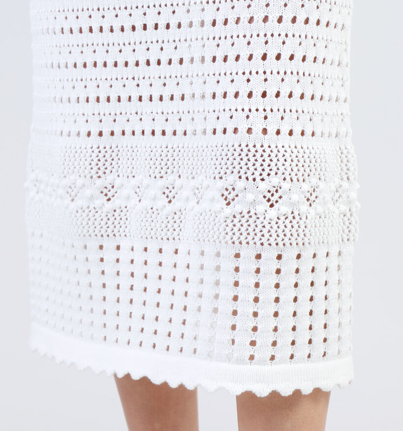 Vila Dolise Witte Crochet rok voor dames (342149)