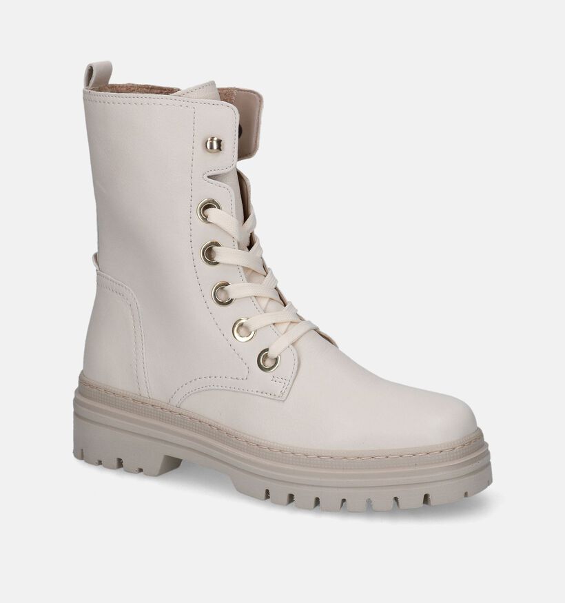 Gabor Best Fitting Bottines en Ecru pour femmes (312437)