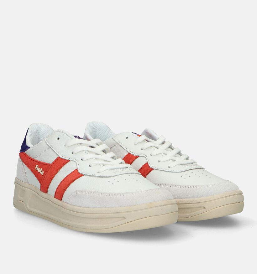 Gola Topspin Baskets en Blanc pour femmes (328600) - pour semelles orthopédiques