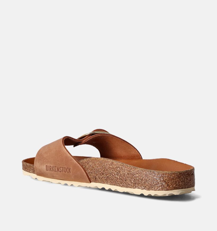 Birkenstock Madrid Big Buckle Nu-pieds en Cognac pour femmes (357608)