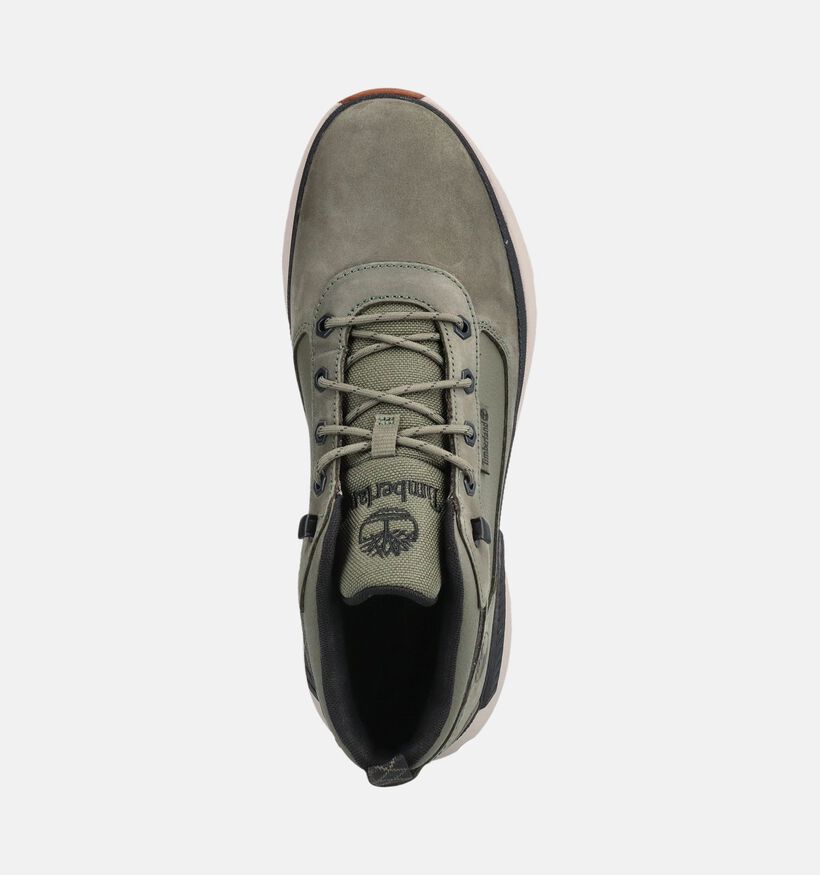 Timberland Field Trekker Low Baskets basses en Vert fonc&eacute; pour hommes (378141) - pour semelles orthop&eacute;diques