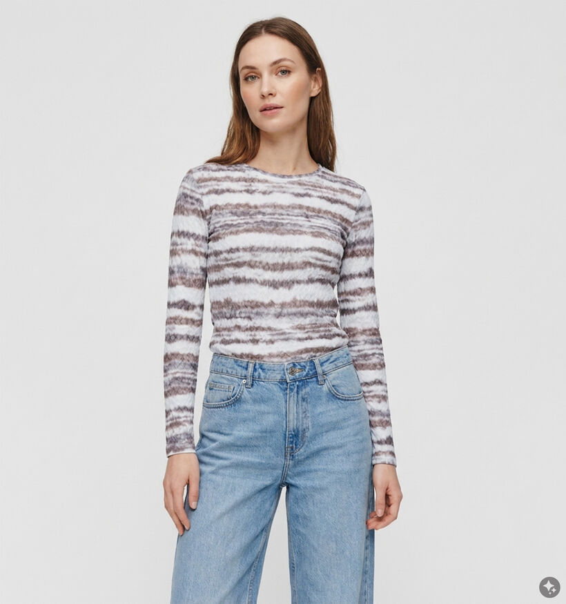 Vila Linka Longsleeves en Bleu pour femmes (383843)