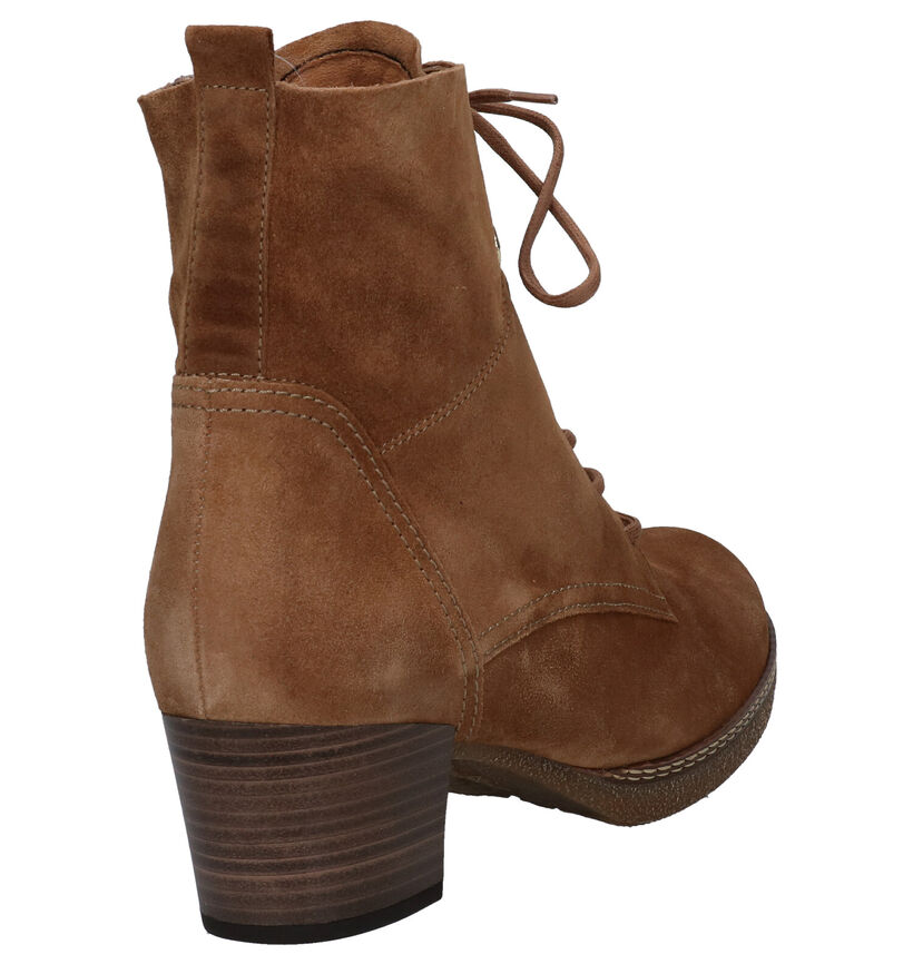 Gabor OptiFit Bottillons à talons en Cognac en daim (297248)