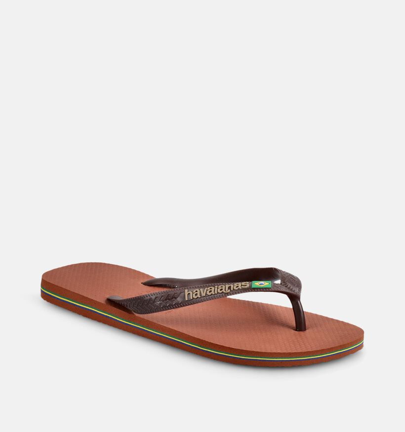 Havaianas Brasil Bruine Teenslippers voor heren (373006)