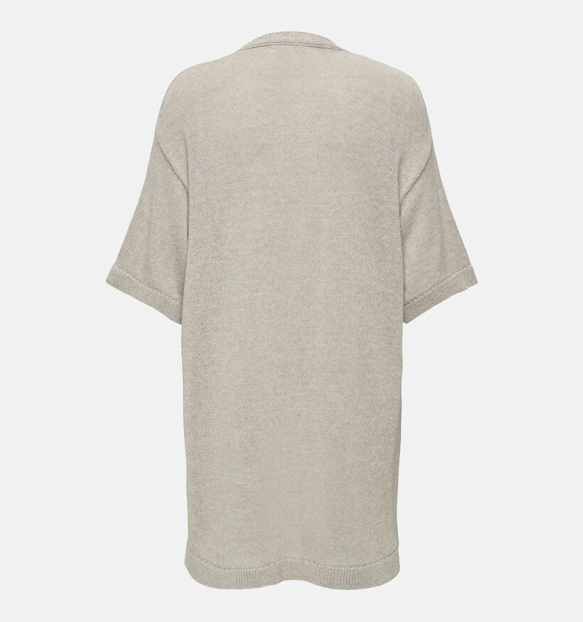 JDY Shine Beige Tricot kimono voor dames (353262)