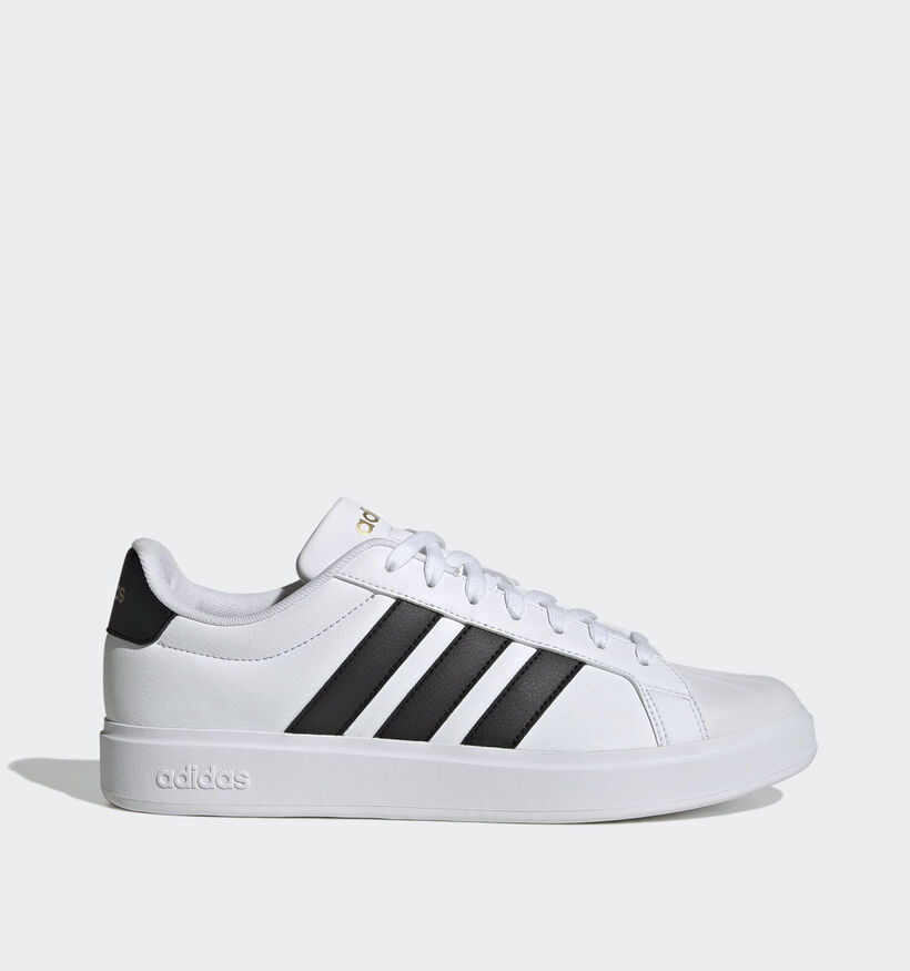 adidas Streettalk Witte/Zwarte Sneakers voor dames (372856)