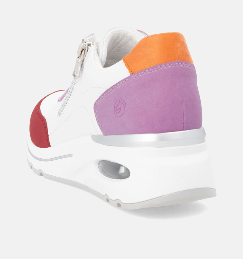 Remonte Baskets casual en Blanc pour femmes (354860) - pour semelles orthopédiques