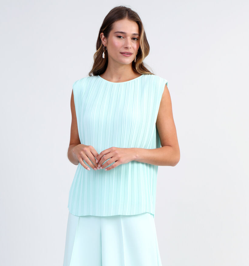comma Turquoise Top voor dames (327343)