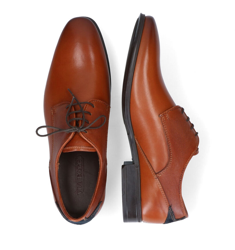 Via Borgo Cognac Geklede Schoenen voor heren (316511)