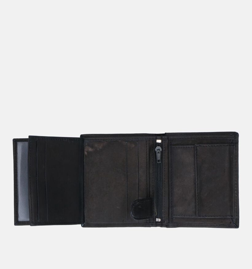 Euro-Leather Zwarte Portefeuille voor heren (353559)