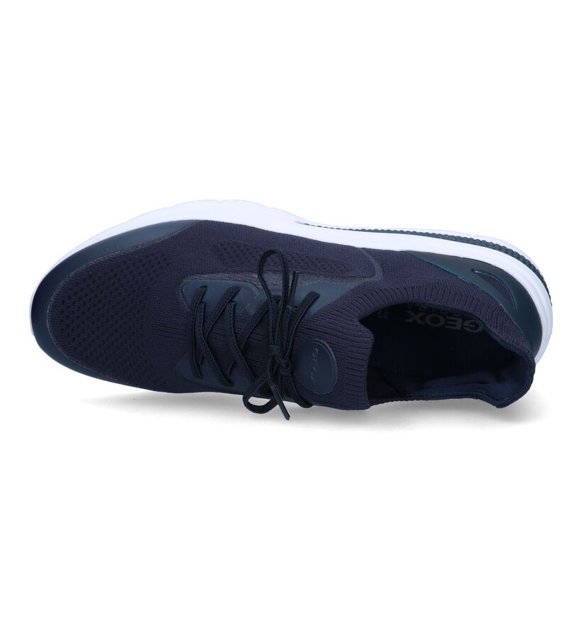 Geox Spherica Actif Baskets en Bleu en textile (326738)