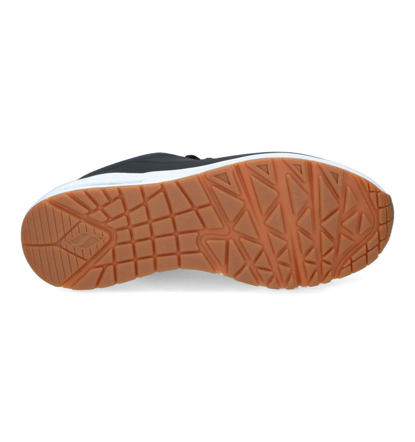 Skechers Uno Stand On Air Zwarte Sneakers voor heren (350318) - geschikt voor steunzolen
