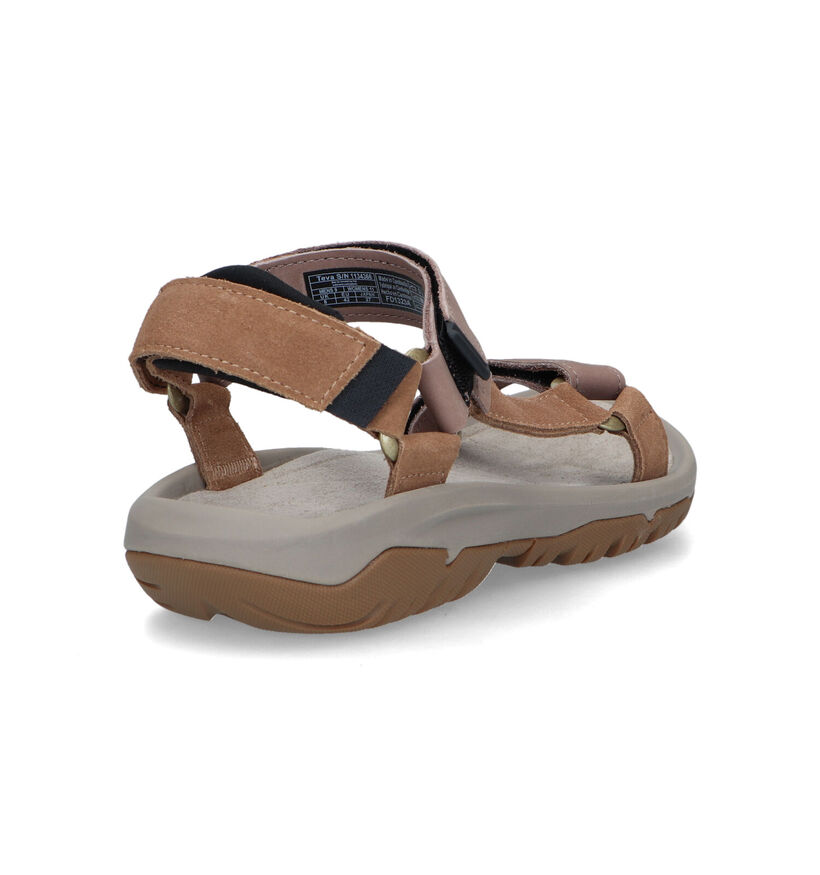 Teva Hurricane Sandales en Cognac pour hommes (321942)