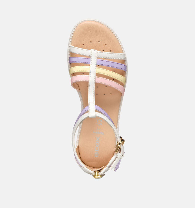 Geox Karly Sandales en Blanc pour filles (352940)