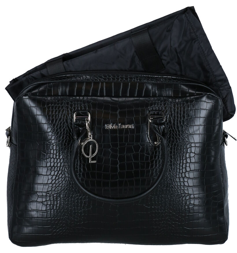 Olivia Lauren Jackson Medium Sac professionnel en Noir en simili cuir (318854)