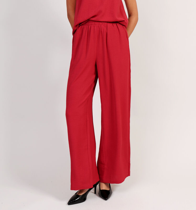Vero Moda Alva Pantalon en Rouge pour femmes (368829)