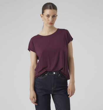 T-shirt bordeaux