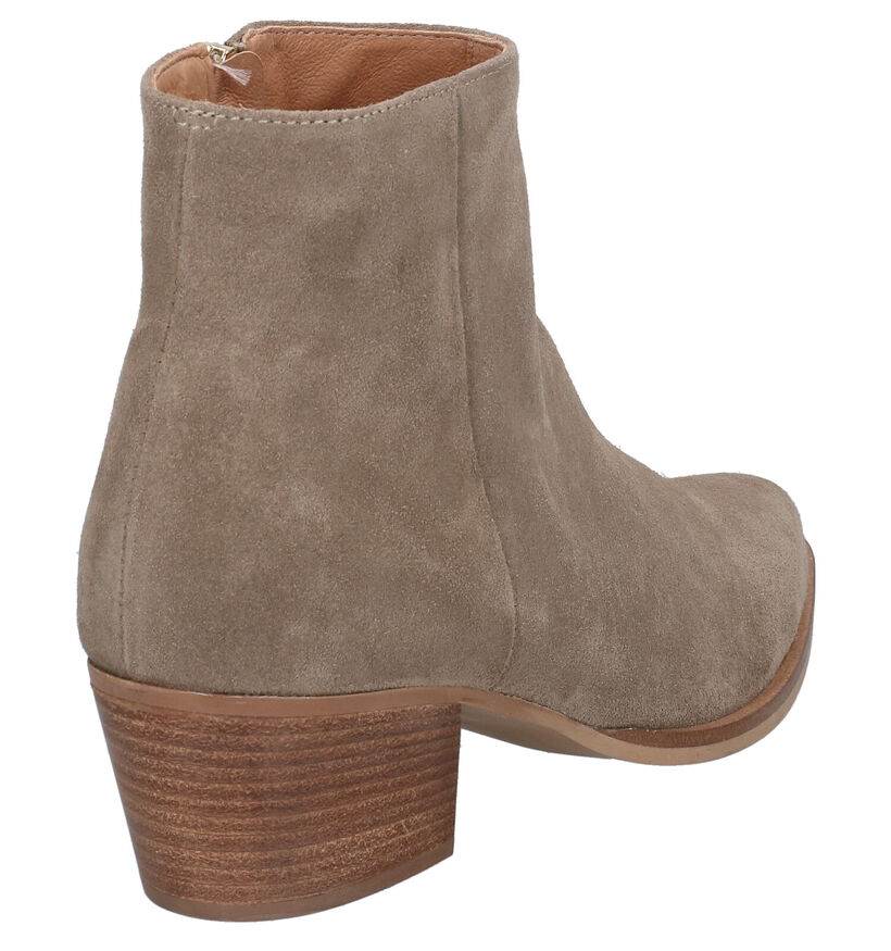 Gosh Santiags en Taupe en nubuck (287435)