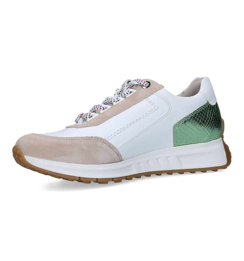 Gabor OptiFit Witte Sneakers voor dames (323151) - geschikt voor steunzolen