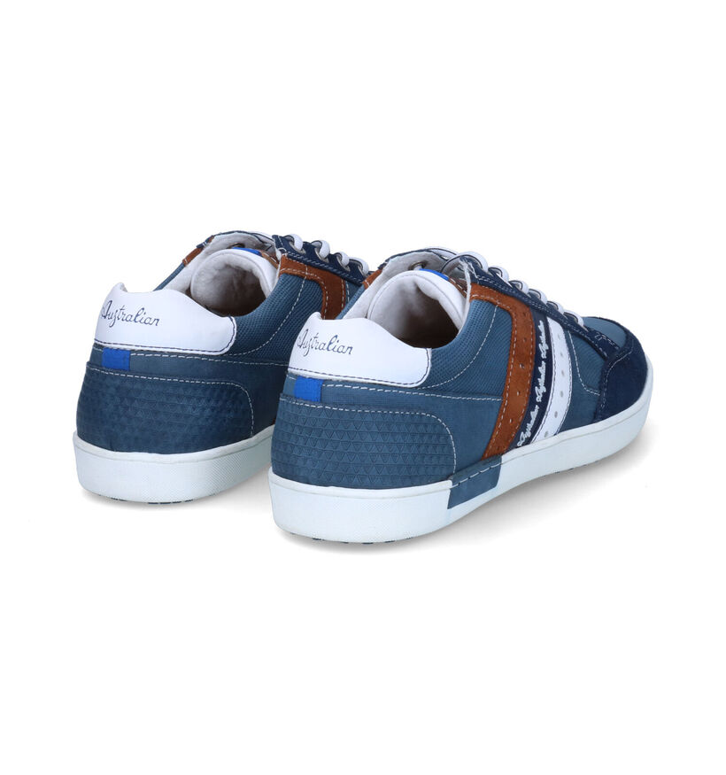 Australian Nothingham Chaussures à lacets en Bleu pour hommes (306708) - pour semelles orthopédiques