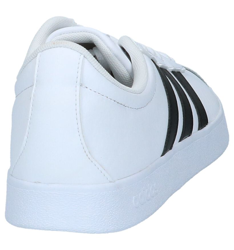 adidas VL Court 2.0 Baskets en Blanc pour hommes (319077) - pour semelles orthopédiques
