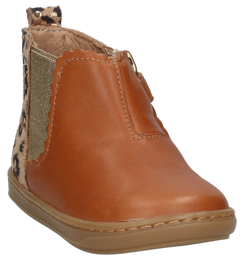 Shoo Pom Bouba Cognac Hoge Schoentjes in leer (279322)