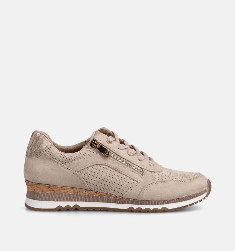 Marco Tozzi Chaussures &agrave; lacets en Beige pour femmes (367944) - pour semelles orthop&eacute;diques