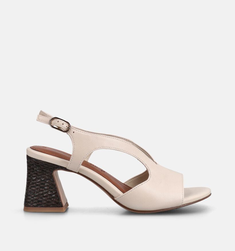 Tamaris Sandales &agrave; talons en Beige pour femmes (371702)