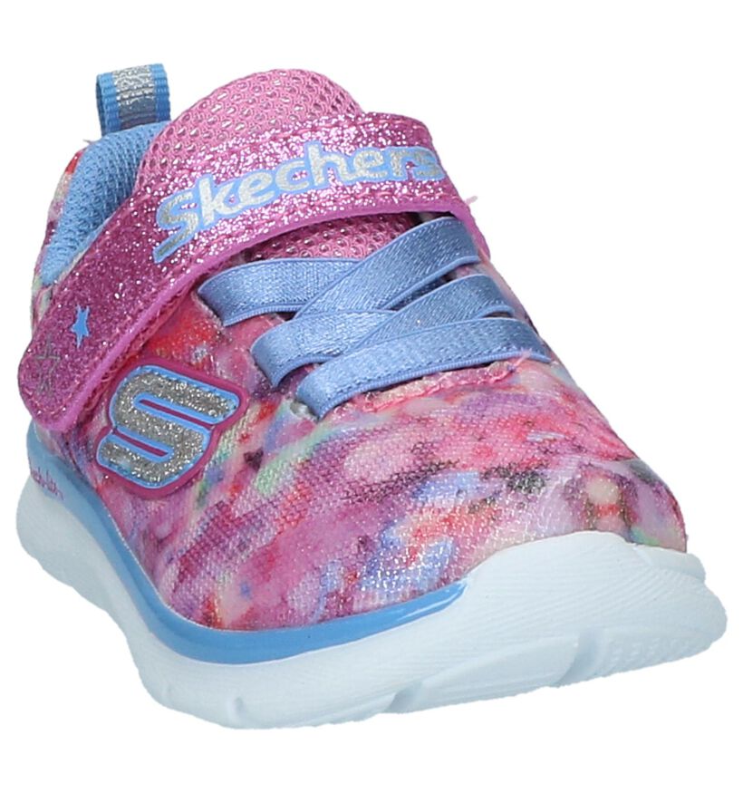 Roze Sportschoenen Skechers in stof (214979)