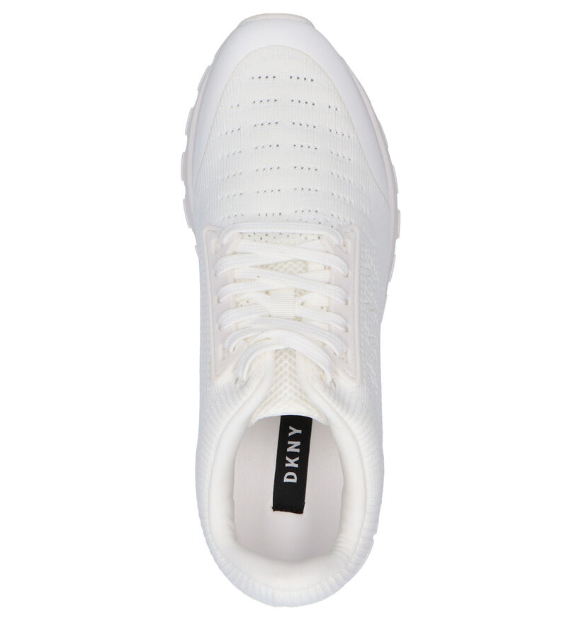 DKNY Melz Chaussures à lacets en Blanc en simili cuir (272577)