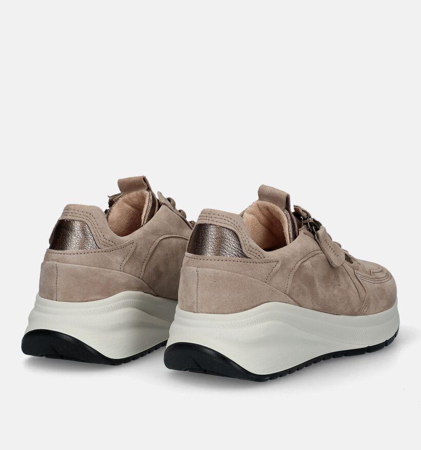 Gabor OptiFit Grijze Sneakers voor dames (331152) - geschikt voor steunzolen