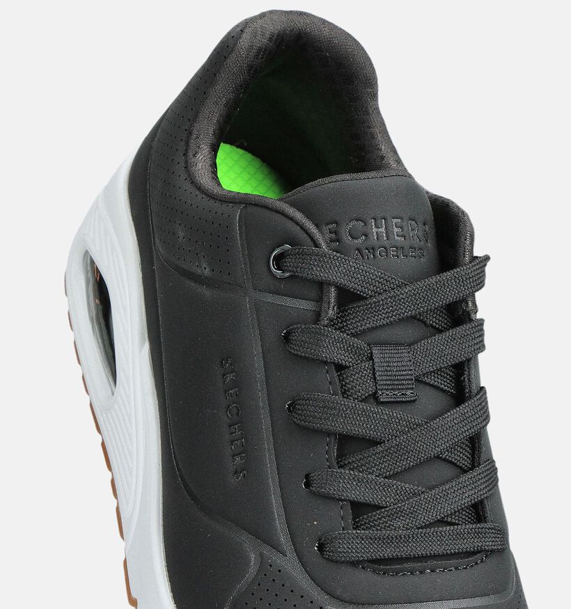 Skechers Uno Stand On Air Zwarte Sneakers voor jongens, meisjes (360974)