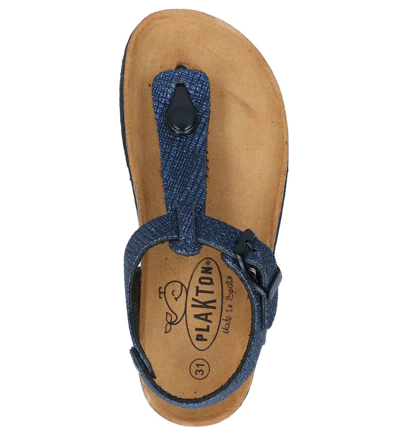 Plakton Bali Sandales en Bleu en simili cuir (271798)