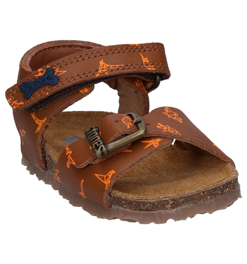 STONES and BONES Losto Kaki Sandalen in leer (303444)