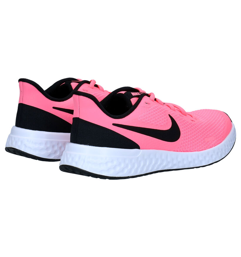 Nike Revolution 5 Roze Sneakers in stof (283831)