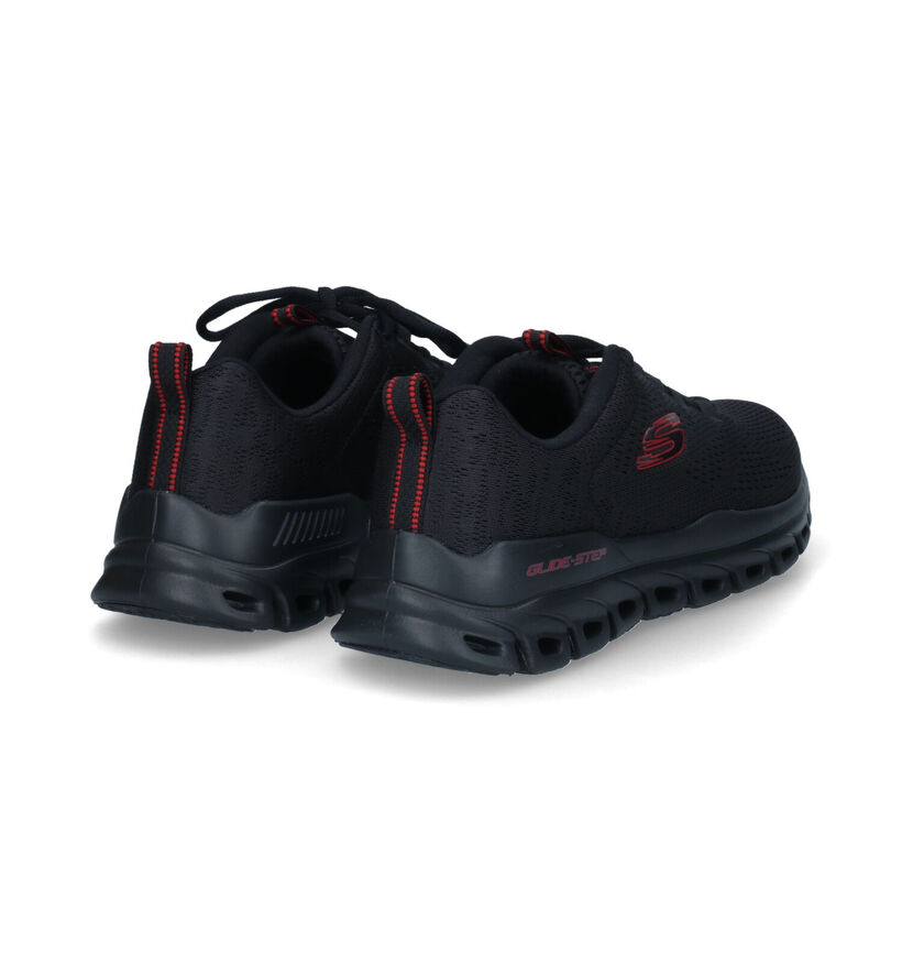 Skechers Glide Step Fasten Zwarte Sneakers voor heren (310797)